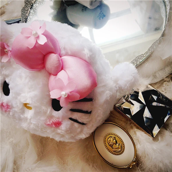 Мультяшная Милая косметичка hello kitty my Melody, женская сумка для хранения косметики с бантом, подарки для девочек