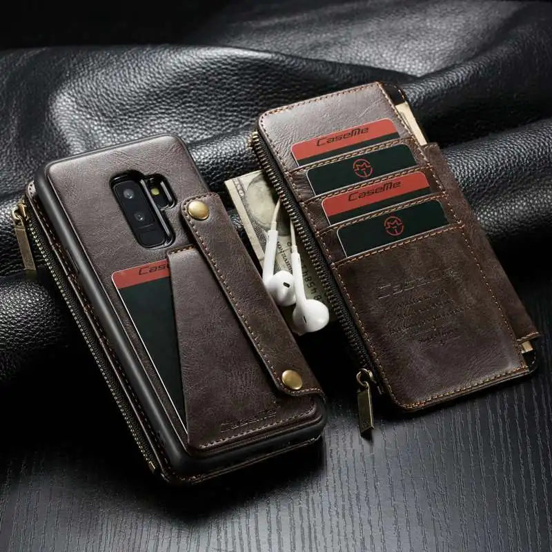 Кошелек Браслет чехол для телефона для samsung Galaxy s9 plus note9 coque роскошный кожаный Fundas Etui защитные чехлы аксессуары сумки