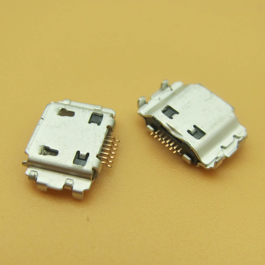 10 шт. зарядный разъем для Samsung B7722 B7722i C3530 I5700 I5800 580 I717 I7500 I8000 I8510 I9220 N7000 (7 pin, micro USB type-B