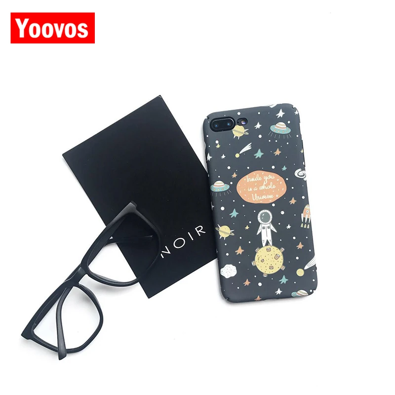 Yoovos 2018 Новый литературы и Книги по искусству астронавт чехол для телефона IPhone 6 7 8