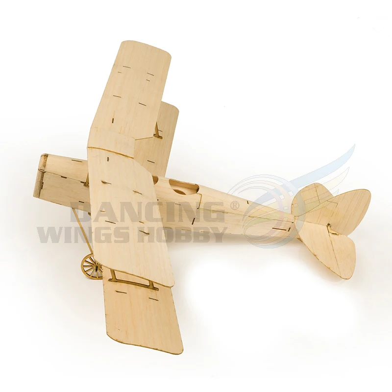 Фото Тренировочный самолет Balsawood Mini Tiger Moth, ультра-микро, для использования в помещении, Матовая Версия, только комплект K10 №4