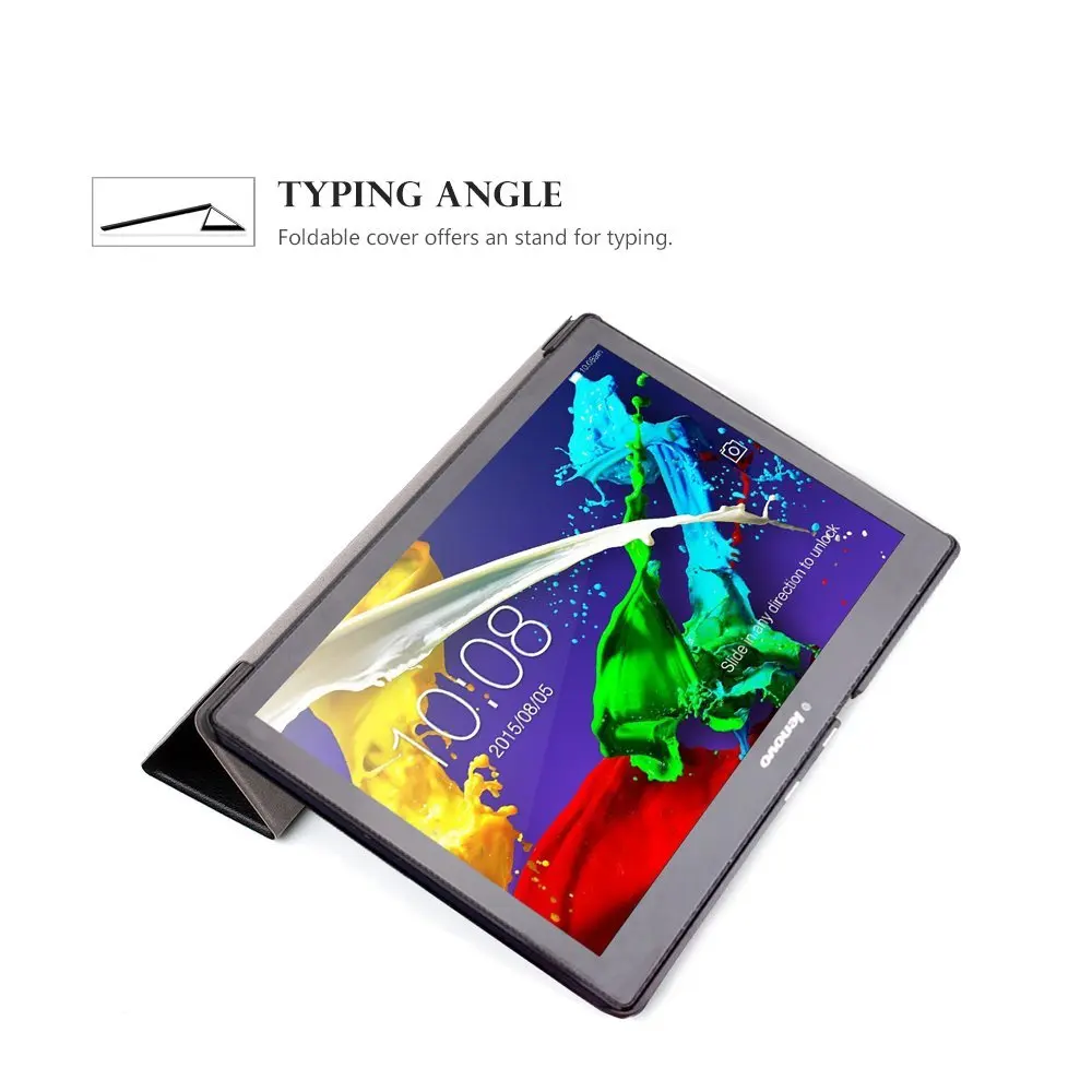 Чехол для Lenovo Tab 2 A10 30 X30 Магнитный чехол подставка из искусственной кожи защитный