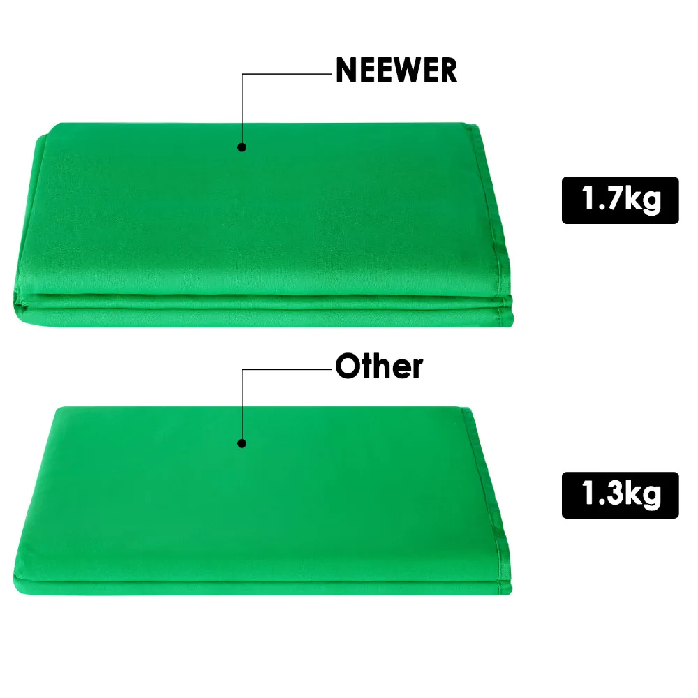 Neewer 9x15 футов/2,7x4,6 м зеленый хромакей Муслин Фон задний экран+ 3 зажима для фото видео студийной фотографии