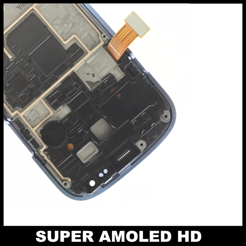 С рамкой LCDs Замена для Samsung Galaxy SIII S3 Mini i8190 LCD Super AMOLED дисплей сенсорный экран Полный