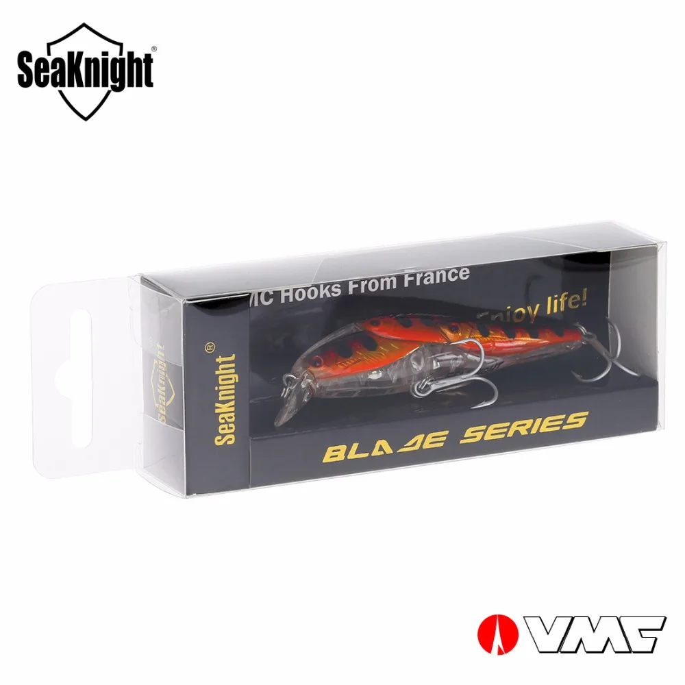 SeaKnight Minnow SK037 рыболовные приманки 1PC 10 2g 78 мм 0-1 0 м плавающая твердая приманка 3D