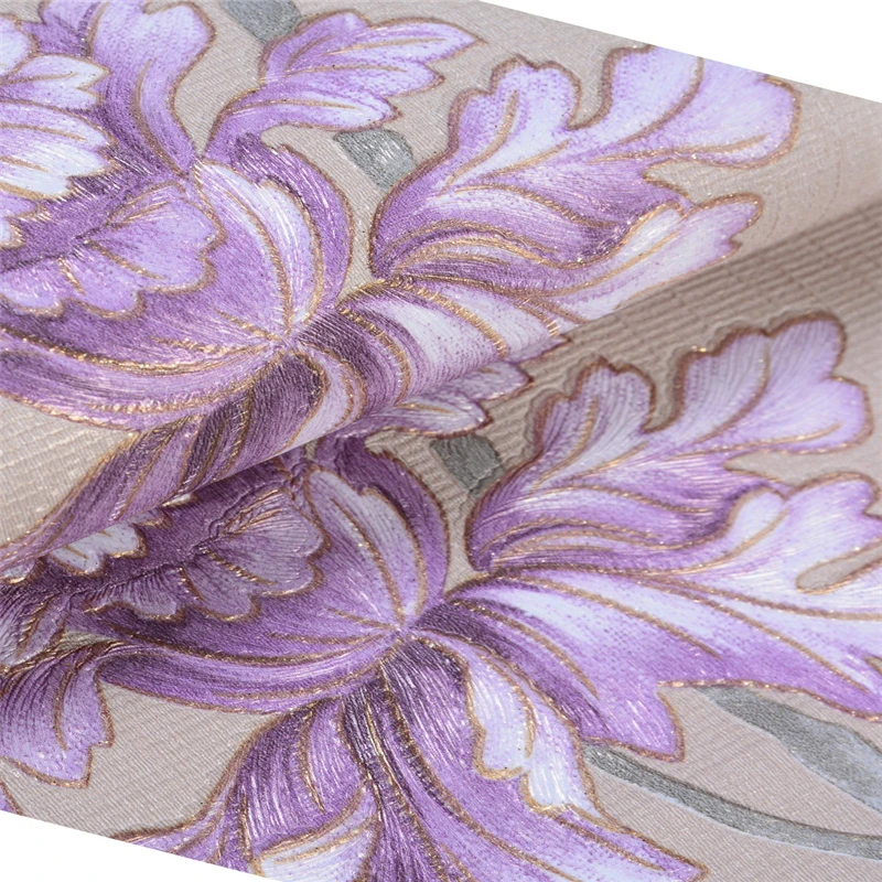 

beibehang Self-adhesive PVC wallpaper embossed thick embossed American bedroom background living room TV background wallpaper