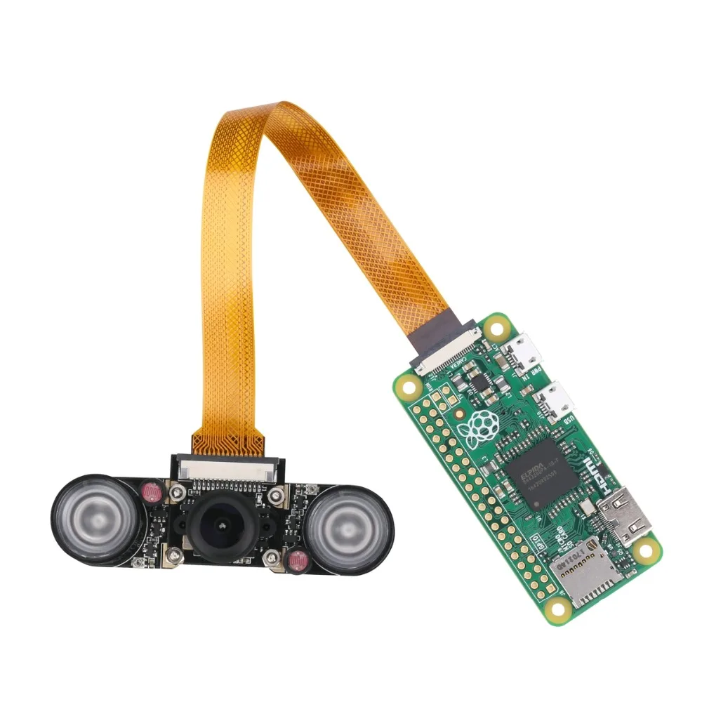 Raspberry Pi Zero модуль камеры ночного видения широкоугольный Рыбий глаз 5MP веб-камера с инфракрасным ИК-датчиком светодиодный светильник для RPI Zero