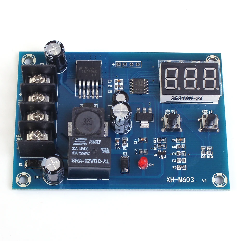 XH-M603 плата защиты батареи Модуль управления зарядкой 12-24V хранение литиевых зарядных устройств переключатель управления