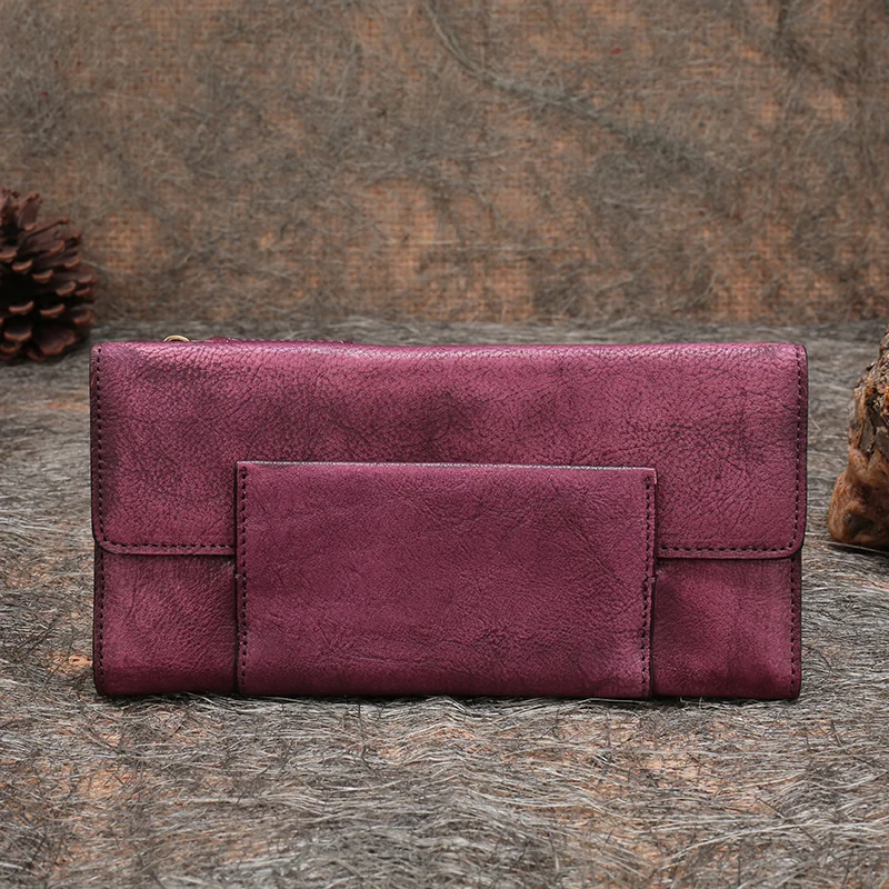 Оригинальный дизайн женские кошельки из натуральной кожи винтажный женский