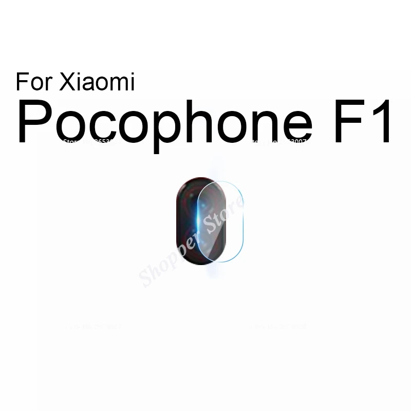 For Pocophone F1 2 шт. объектив камеры из закаленного стекла для Xiaomi Mi A3 9 T Mi 8 SE A2 Lite Mi 6X 5X A1 6 для Redmi Note 7 6Pro 7A Mix2 2S 3 Max2 3 Pro - Цвет: For Pocophone F1