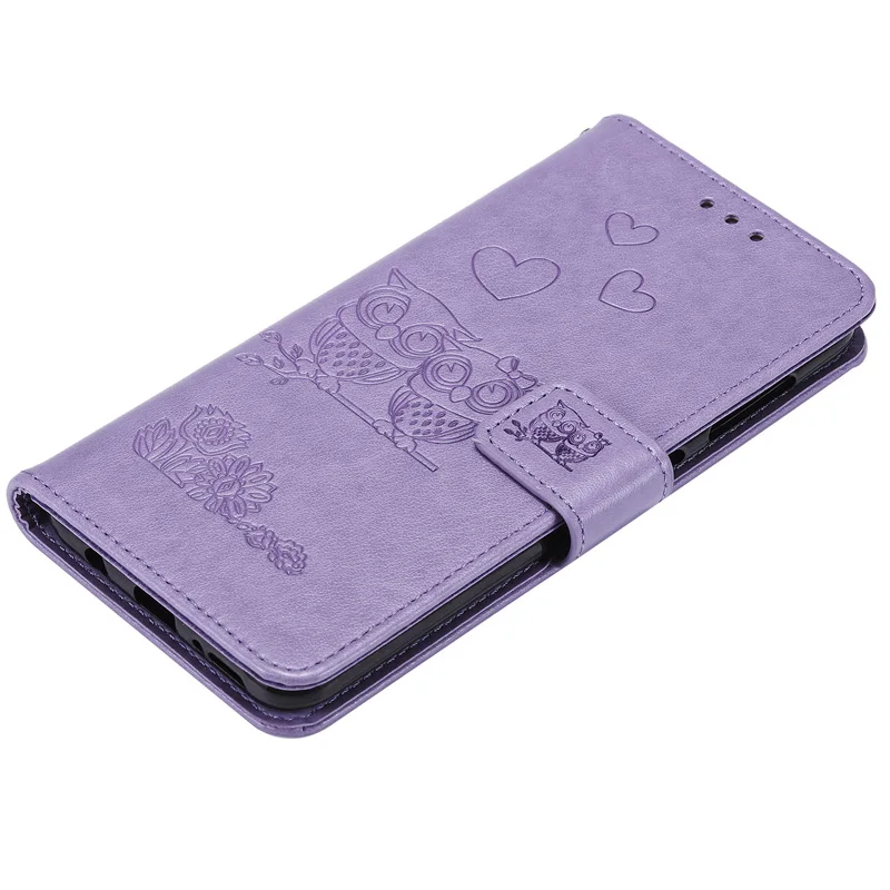 Сова чехол-портмоне с откидной крышкой для мобильного чехол для samsung A70 чехол A40 мягкий чехол из ТПУ с узором Galaxy A50 A50S чехол A30 A30S A20S A10 A10S кожаная сумка