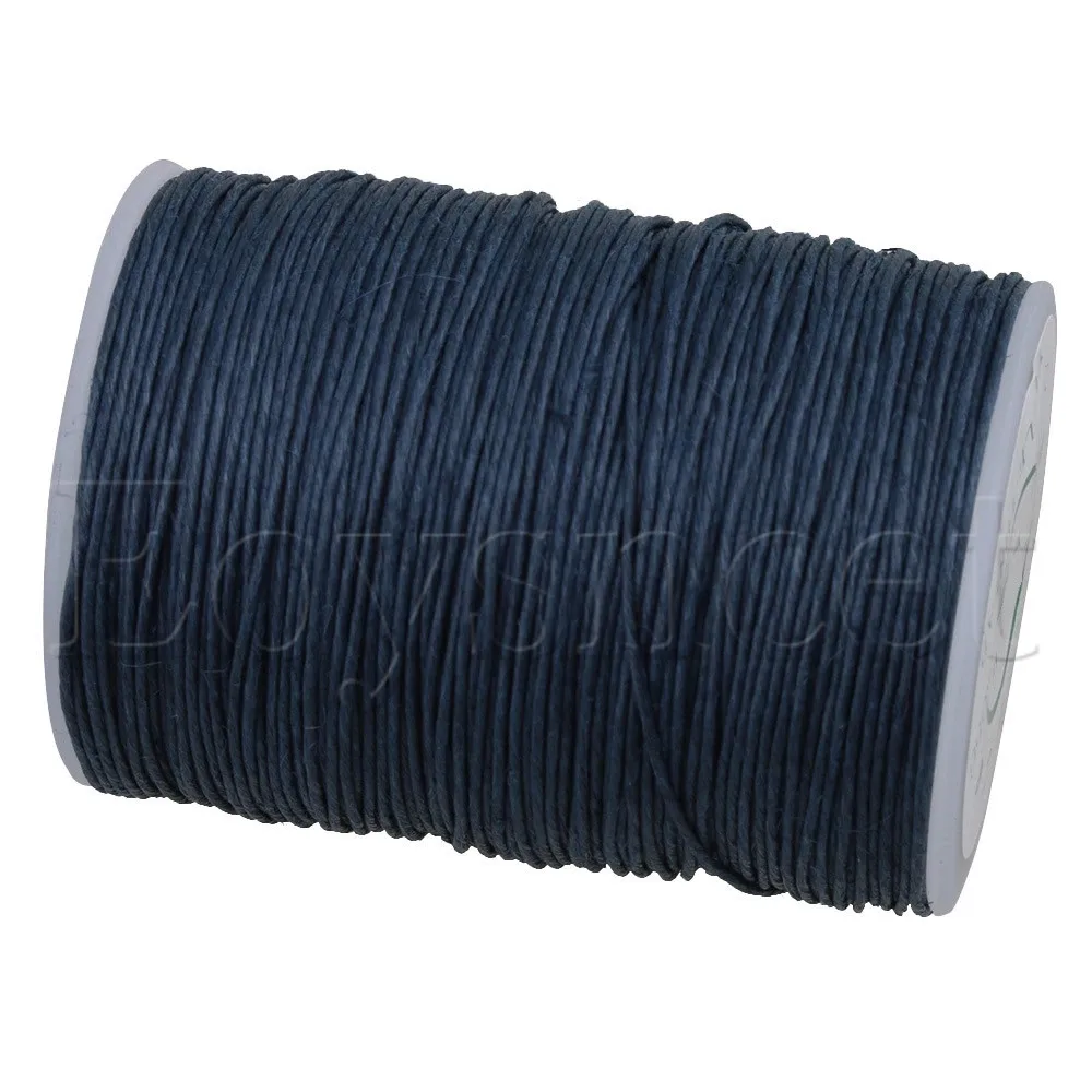 Шнур для шитья из вощеной кожи светло серого цвета диаметром 0 7 мм 100 м|Швейные