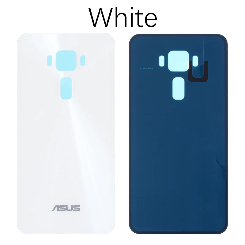 Задняя крышка для Asus ZenFone 3 LITE ZE520KL Z017D Z017DA Z017DB на батарею черный белый золотой - Цвет: White