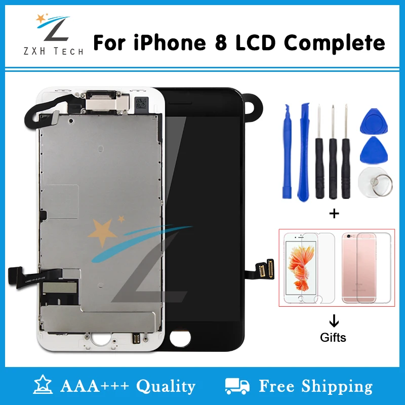 Качество AAA OEM для iPhone 8 LCD plus экран дисплея 8G Замена объектива Pantalla сенсорный