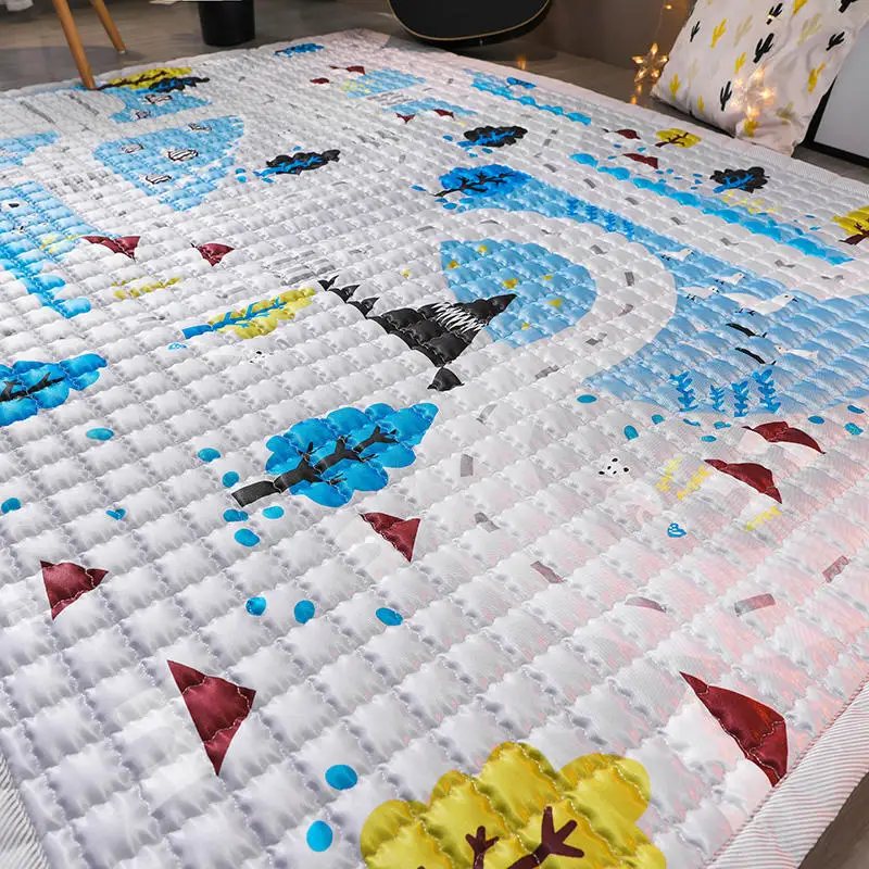 TREENDPOOL детский хлопковый игровой коврик, детский игровой коврик 150x200 см Ludo, машинная стирка, коврики для гостиной/спальни, противоскользящие