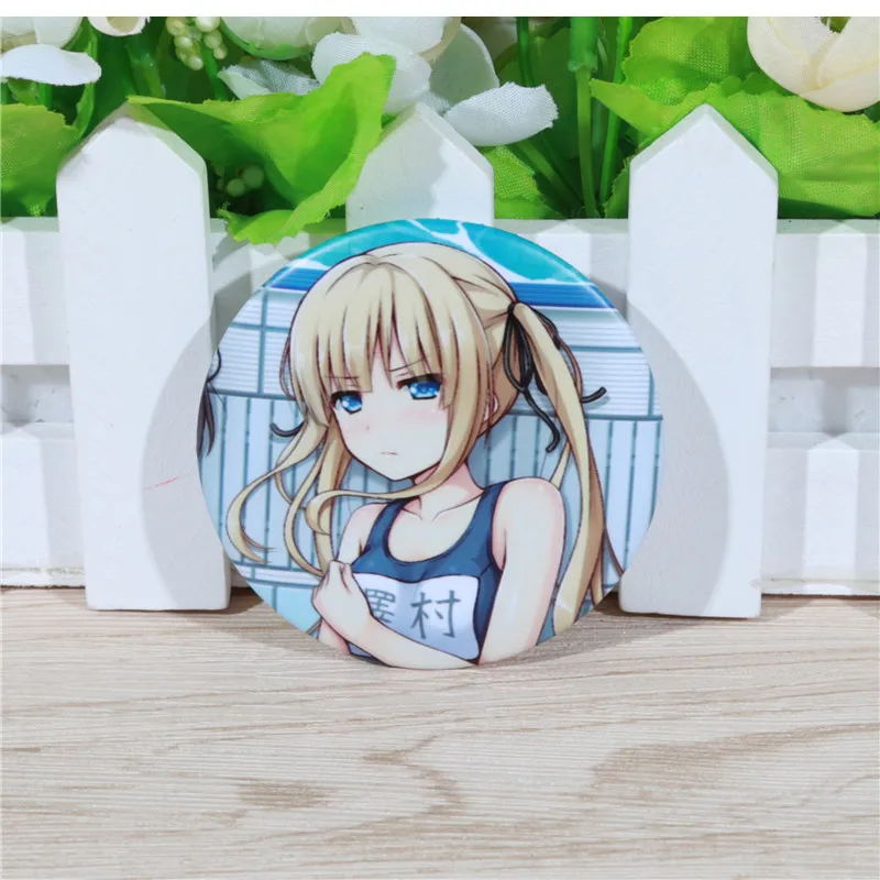 Большая брошь FFFPIN 5 8 см эрири Katou Megumi Utaha булавка японский аниме Женская большая