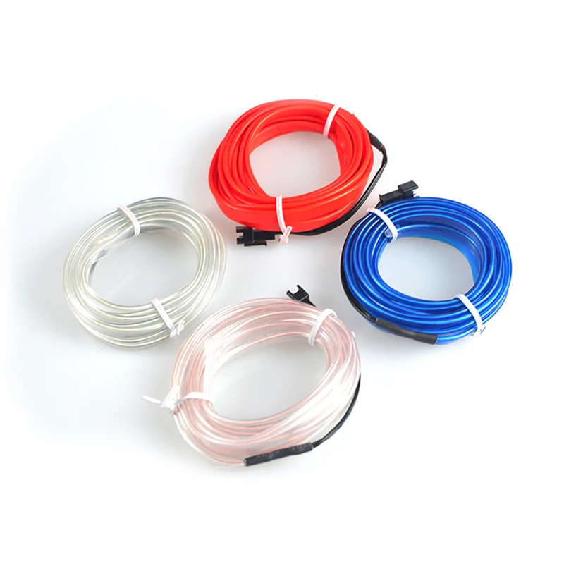 Автомобильное Внутреннее освещение EL Wire 12 в автомобильный неоновый RGB