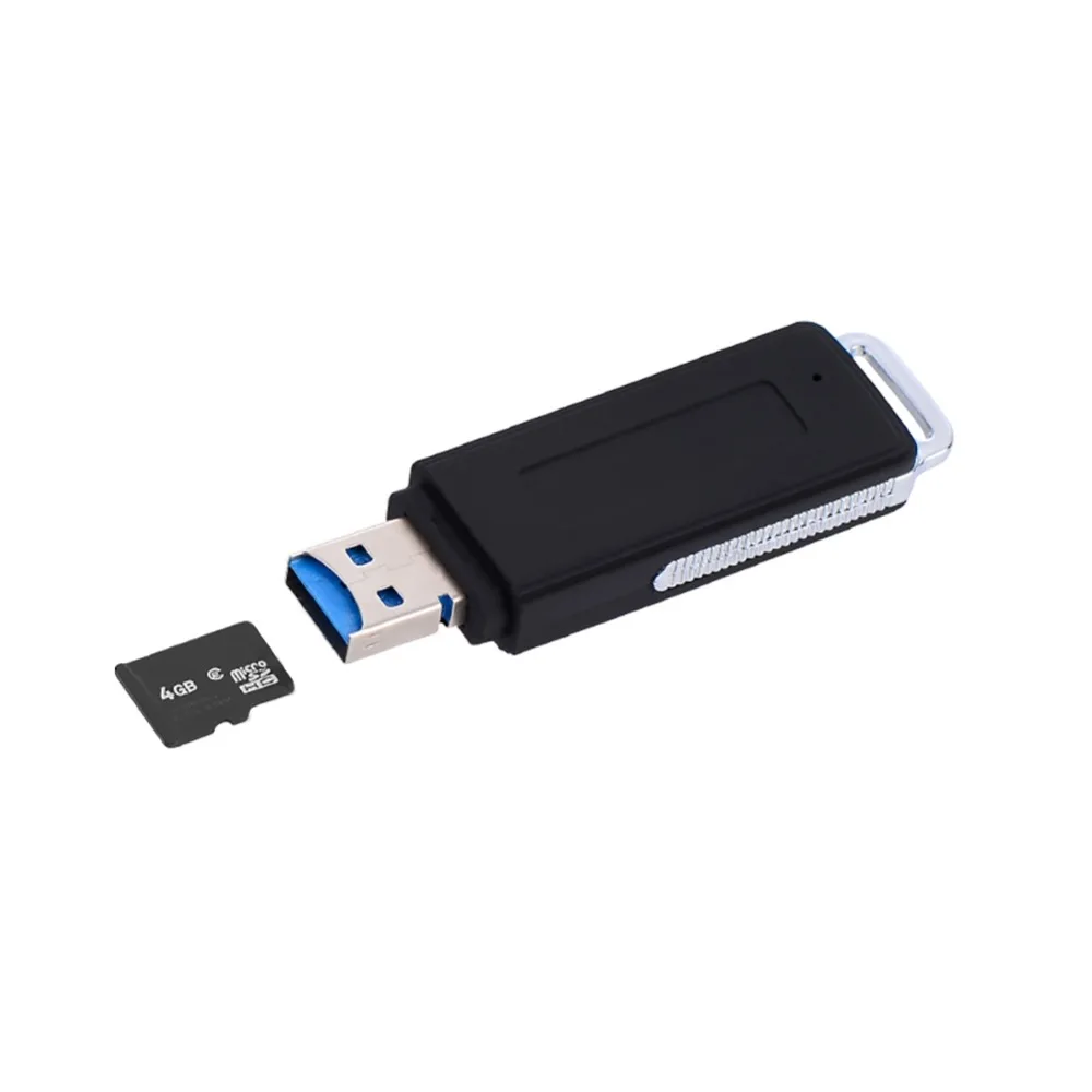 

U Disk Audio Pen Mini Digital USB Voice Recorder Rechargeable Dictaphone for PC Recording