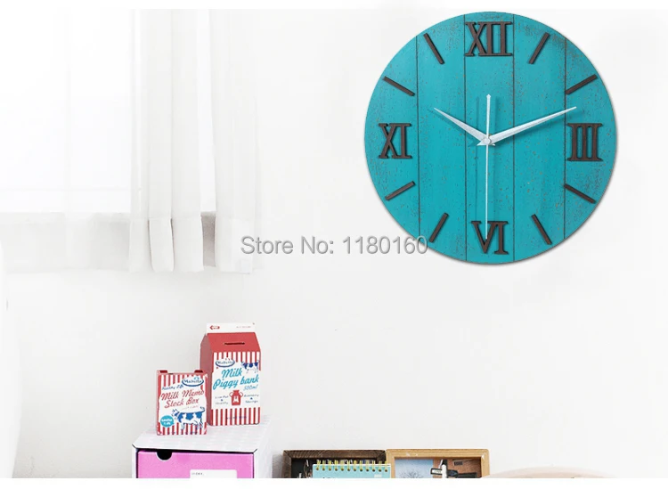 Сделать стиль ретро пастырской старинные деревянные настенные часы Северной