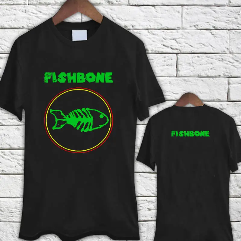 Новинка черная футболка в американском стиле рок-группы Fishbone хорошего качества