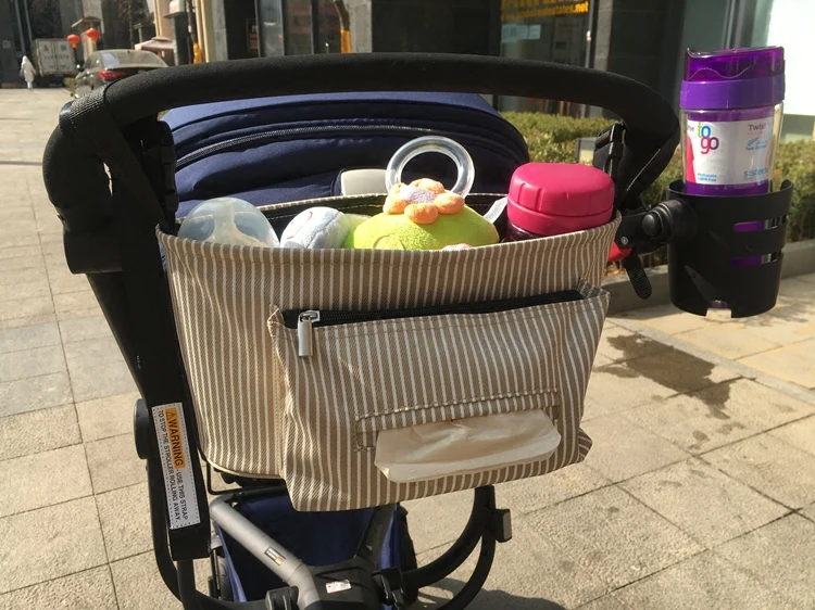 Multifunctional Diaper Bag Mummy Storage for Baby Stuff Collection Stroller Car Hanging Basket Organizer | Мать и ребенок