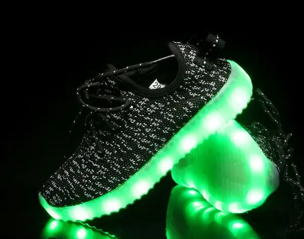 2017 новые детские кроссовки с USB зарядкой светящиеся для мальчиков и девочек