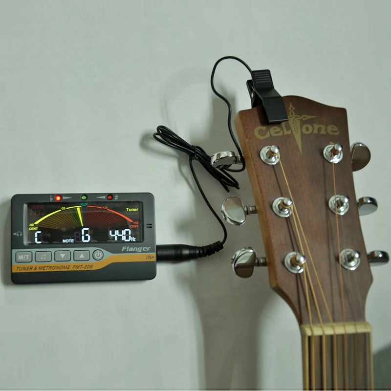 Flanger инструментальный тюнер метроном и тоновым генератором 3 в 1 для всех