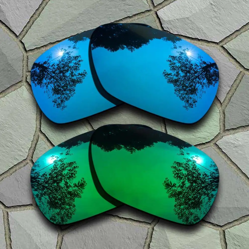 Sky Blue-Jade Green Солнцезащитные очки поляризованные Сменные линзы для солнцезащитных очков - Цвет линз: Sky Blue-Jade Green