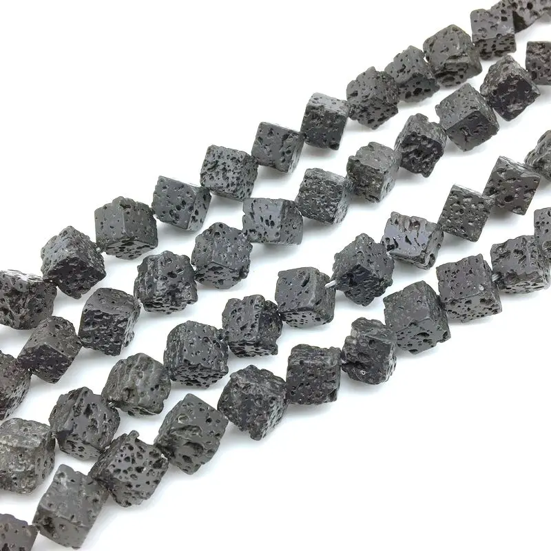 BEADZTALK 2String оптовая продажа каменные кубические бусины 7 мм свободный разделитель