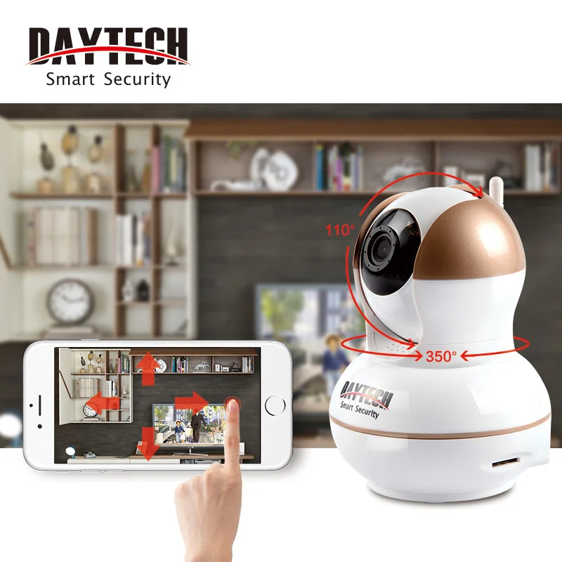 Daytech WiFi ip камера 720P домашняя охранная CCTV крытая ночного видения Детская