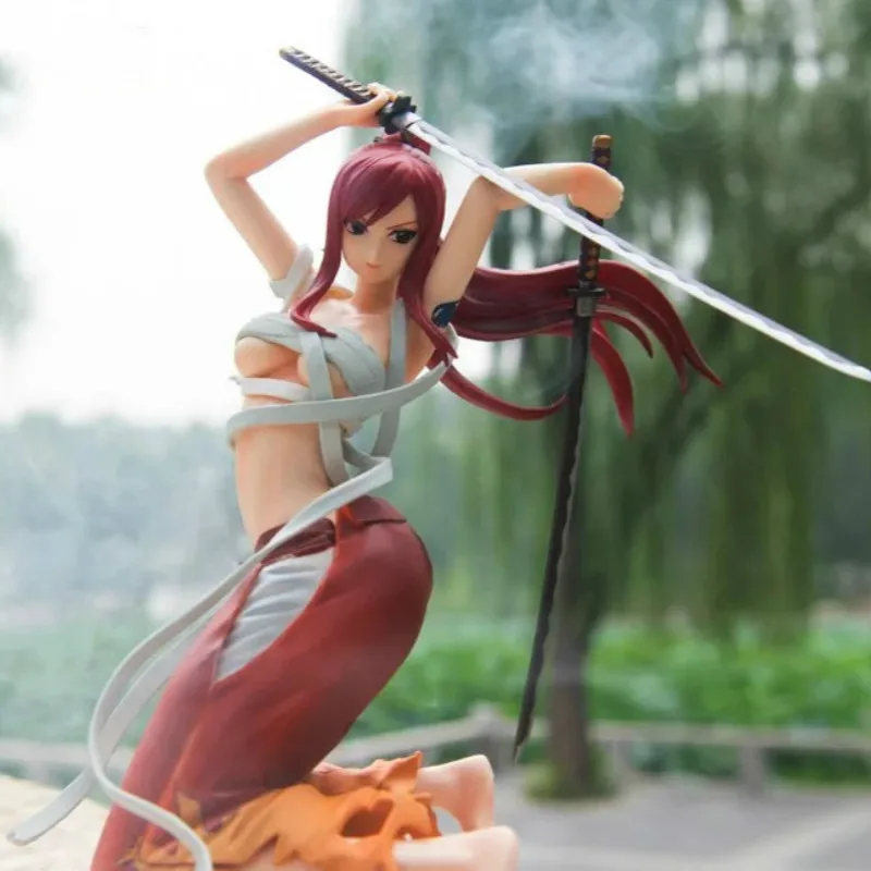 Сказочный хвост Erza Scarlet Muramasa клинок демона красная кисточка аниме модель