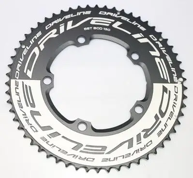 

DRIVELINE TT chainring Round 130BCD Time Trial 53T 55T 56T 58T road bike folding bike for Daho n
