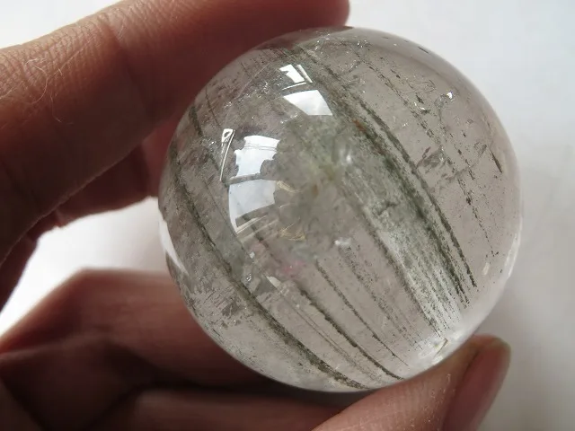 Натуральный прозрачный кварц радуга шар Хрустальная Сфера оздоровление 42 г +