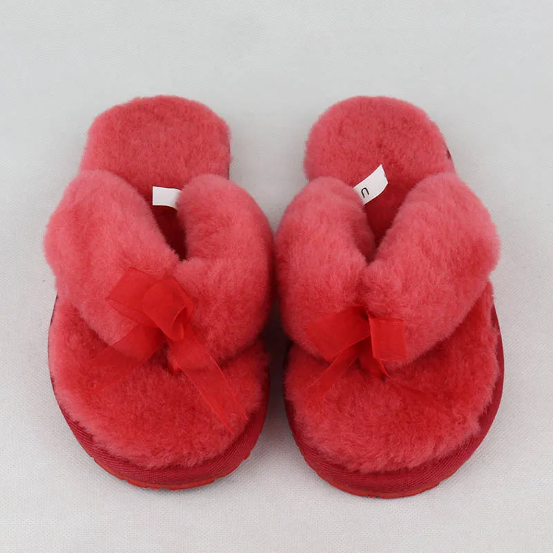 Шлепанцы женские зимние из натуральной овчины меховые тапочки теплые шерстяные