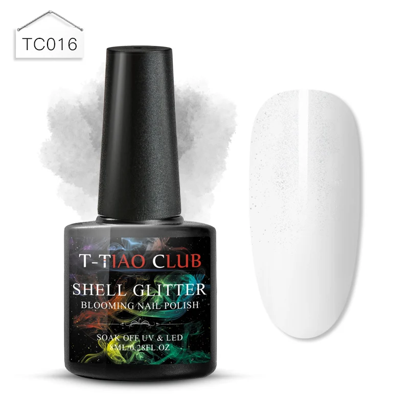 FS03421 T-TIAO CLUB, 8 мл, акварельные чернила, лак для ногтей, цветущий УФ-гель, эффект дыма, мраморный, градиентный, для маникюра, сделай сам, Гель-лак для ногтей - Цвет: FS03421