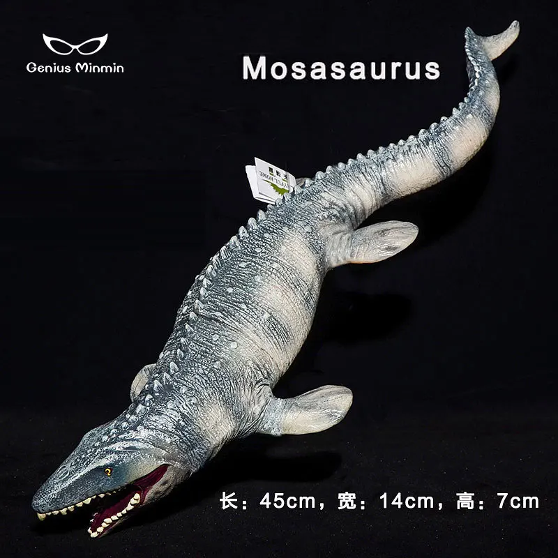 Jurassic большой Mosasaurus динозавр мягкие ПВХ фигурки Модель Коллекция животных Динозавр игрушки для детей