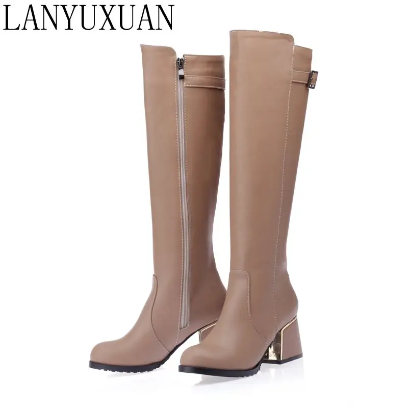 Женские ботинки на высоком каблуке размеры 30 54 A18|fashion winter boots|winter bootswinter boots women |