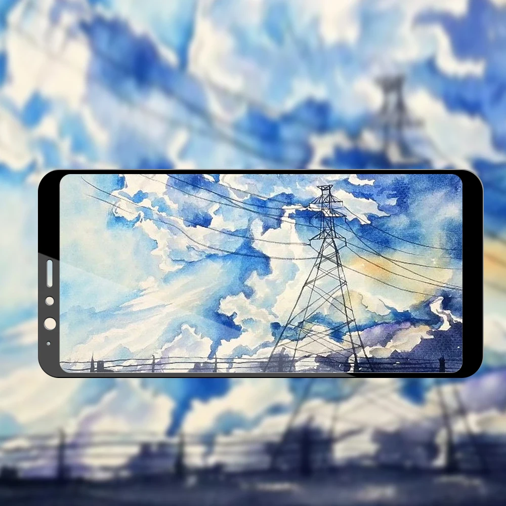 3D закаленное стекло для Samsung Galaxy A8 star полное покрытие 9H защитная пленка Защита