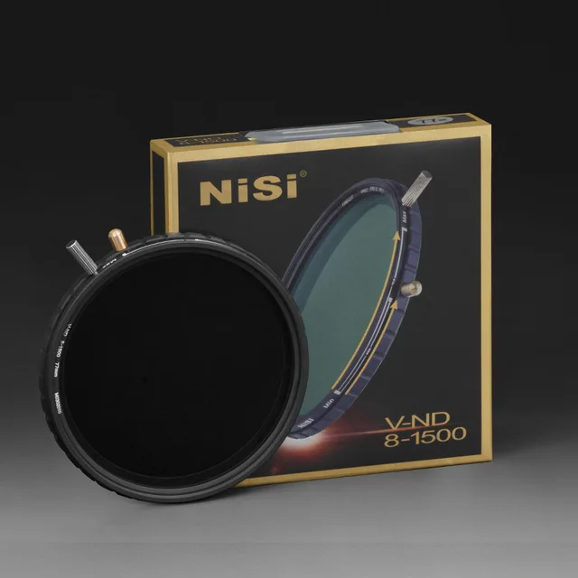 NISI стеклянный тонкий ND8 1500 фильтр нейтральной плотности Регулируемый 67 72 77 82