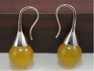 Свадебные ювелирные изделия Бесплатная доставка Горячая продажа 12 мм желтый