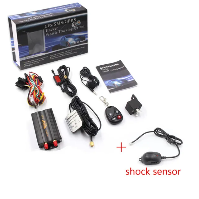 shock sensor box Автомобильная система coban gps tk103b gsm gprs gps отслеживающий пульт дистанционного управления для автомобиля, грузовика, автомобиля, отрезания двигателя автомобиля, трекер, приложение для дома, gps отслеживание - Цвет: shock sensor box