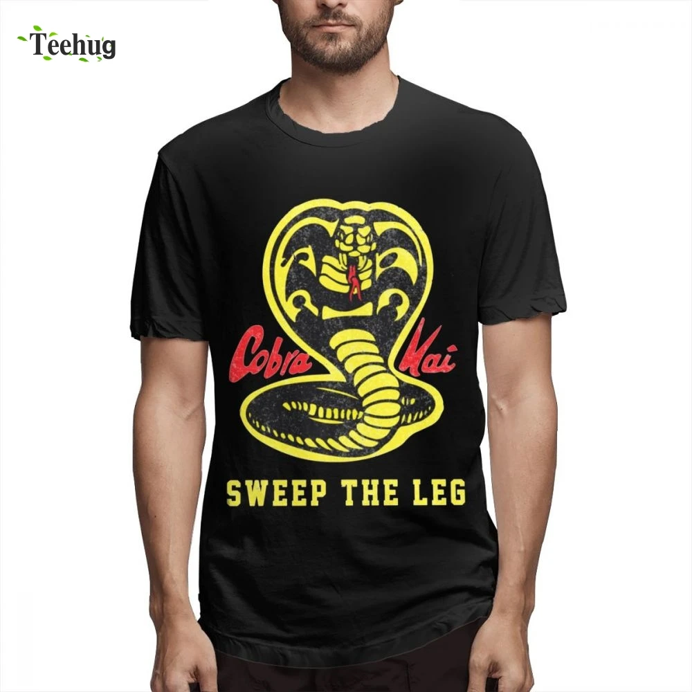 

Cobra Kai T Shirt Cobra Kai T shirt Popular New Arrival Tee For Boy 2019 New Summer For Man Round Neck Short Sleeve