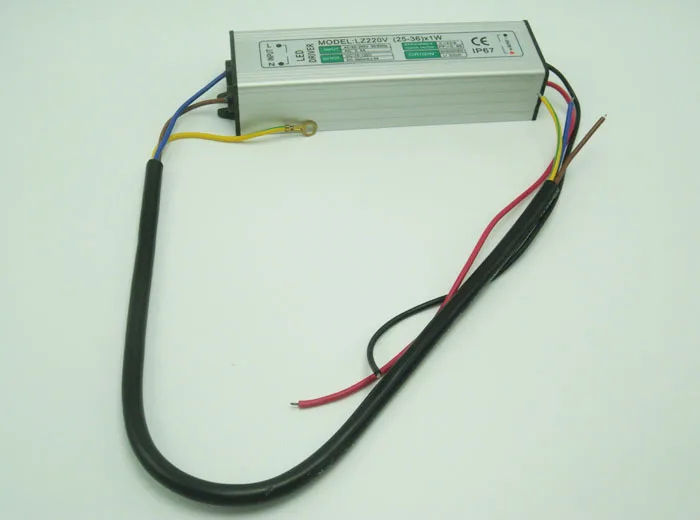 Водонепроницаемый драйвер постоянного тока высокой мощности 25x1 Вт 26x1 28x1 30x1 36x1