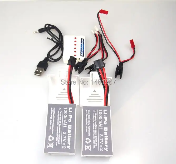 2 шт./лот UDI U818S батарея * + USB зарядное устройство U842-1 RC Quadcopter Drone 7 4 V 1000mAh | Игрушки и