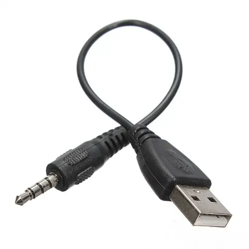 Фирменная Новинка 3 5 мм аудио разъем USB 2 0 Мужской Зарядное устройство Шнур
