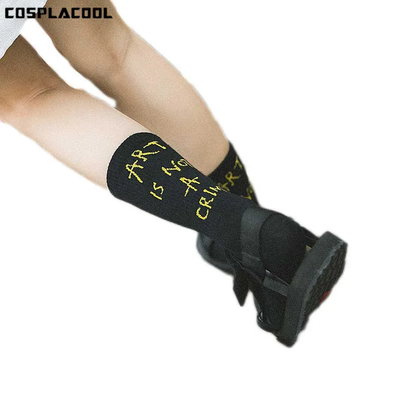 

[COSPLACOOL]Socks Women Streets Girls Skateboard Harajuku Unisex Three Color Meias Masculino Creative Cotton Calcetines Mujer