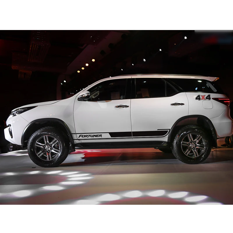 Наклейки для автомобиля 4 шт. 4x4 фортунер Стайлинг боковая дверь графический