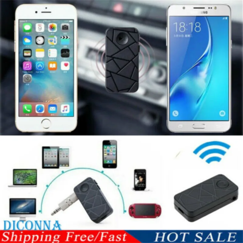 Bluetooth автомобильный комплект беспроводной аудио вспомогательный адаптер