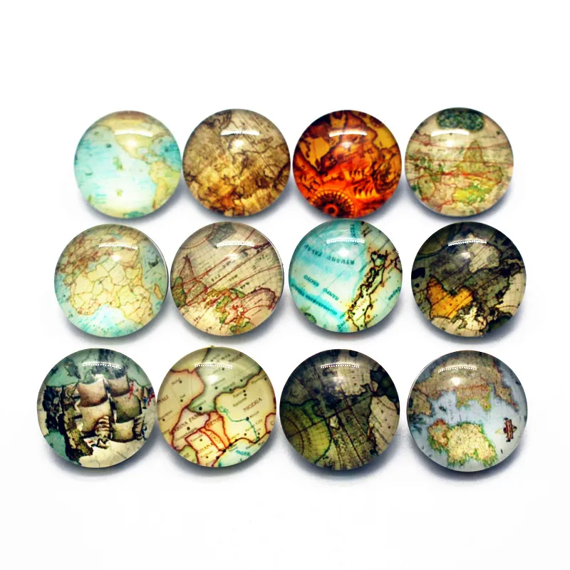 50pcs/lot Boat Anchors Snap Buttons Love Marine Feeling Glass Fit 18mm/20mm Jewelry DIY Bracelet Necklace | Украшения и