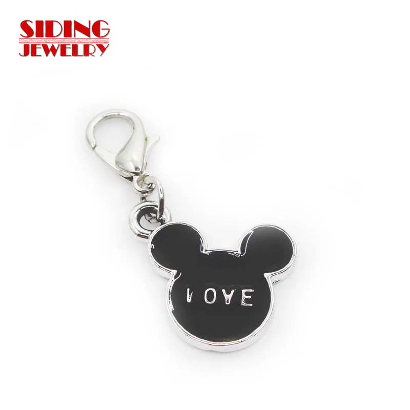 Новое прибытие 10 шт./лот любовь голова Микки болтаются Подвески Висячие Омары